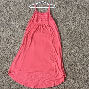 Girls high low tank dress size M (8)